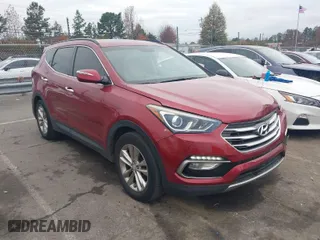 2017 Hyundai Santa Fe Sport 2.0T with VIN 5XYZU4LA9HG406663, listed as a IAAI auction lot 40908199 with 140,696 mi miles. Bid and sale history available at carsss.com. Image 1.