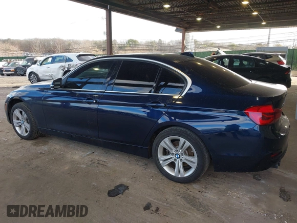 2017 BMW 3 Series 330i xDrive with VIN WBA8D9G51HNU60678, listed as a IAAI auction lot 41262500 with 87,900 mi miles. Bid and sale history available at carsss.com. Image 3.