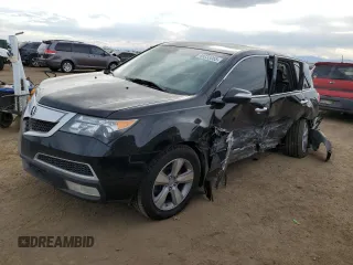 2011 Acura MDX with VIN 2HNYD2H2XBH549349, listed as a Copart auction lot 49233065 with 128,448 mi miles and Salvage Title. Bid and sale history available at carsss.com. Image 1.
