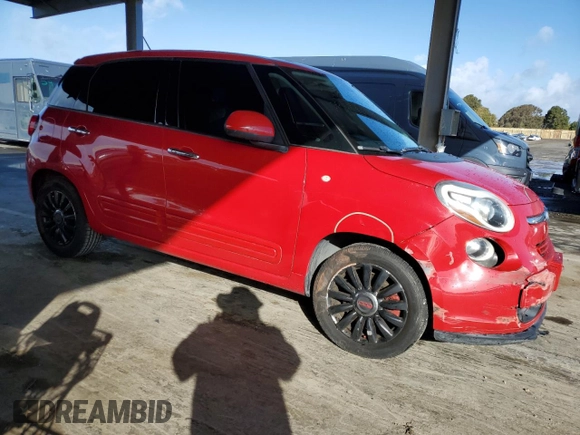 2014 FIAT 500L Easy z VIN ZFBCFABH9EZ001237, wystawiony jako Copart lot #49286045 z przebiegiem 131 824 mil mil oraz Szkoda całkowita • Salvage title. Historia ofert i sprzedaży dostępna na DreamBid. Obrazek 4.