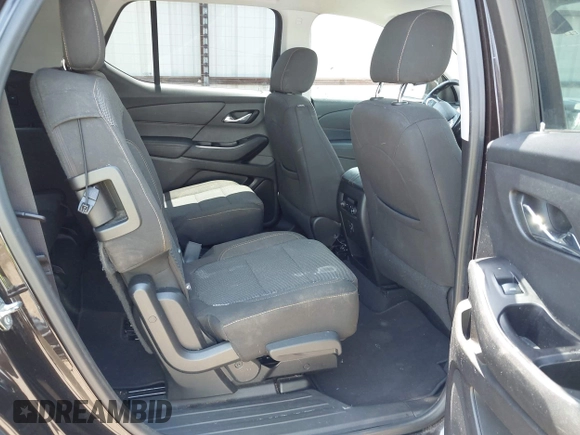 2018 Chevrolet Traverse LT Cloth with VIN 1GNERGKW8JJ224738, listed as a IAAI auction lot 42275642 with 103,305 mi miles and . Bid and sale history available at DreamBid. Image 8.