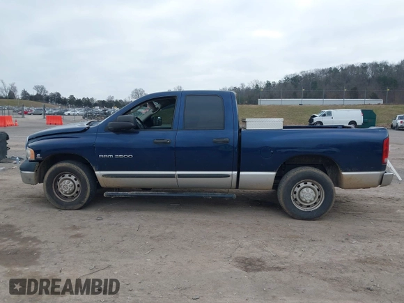 2005 Dodge Ram 2500 SLT with VIN 3D7KR28C95G742978, listed as a IAAI auction lot 41281967 with 161,544 mi miles. Bid and sale history available at carsss.com. Image 14.