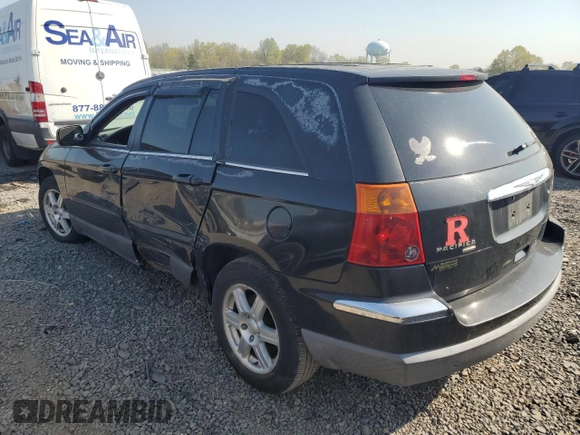 2006 Chrysler Pacifica Touring z VIN 2A4GM68456R917117, wystawiony jako Copart lot #54148975 z przebiegiem Nie podano mil oraz Szkoda całkowita • Salvage title. Historia ofert i sprzedaży dostępna na DreamBid. Obrazek 2.
