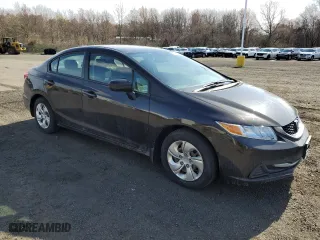 2014 Honda Civic Sedan LX with VIN 2HGFB2F51EH554736, listed as a Copart auction lot 54379215 with 166,288 mi miles and Clean Title. Bid and sale history available at carsss.com. Image 4.