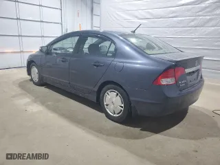 2010 Honda Civic Hybrid with VIN JHMFA3F27AS000535, listed as a Copart auction lot 46923655 with 75,344 mi miles and Salvage Title. Bid and sale history available at carsss.com. Image 2.