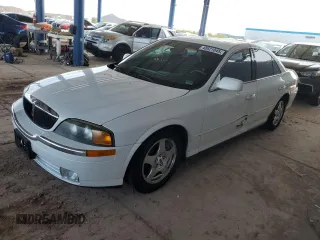 2000 Lincoln LS with VIN 1LNHM86S2YY818045, listed as a Copart auction lot 48821045 with 108,378 mi miles and Salvage Title. Bid and sale history available at carsss.com. Image 1.