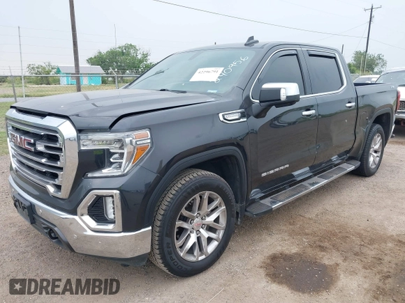 2020 GMC Sierra 1500 SLT z VIN 1GTU9DED8LZ240956, wystawiony jako IAAI lot #42296791 z przebiegiem 153 636 mil mil oraz . Historia ofert i sprzedaży dostępna na DreamBid. Obrazek 2.