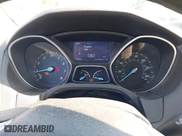 2014 Ford Focus SE with VIN 1FADP3K25EL161324, listed as a IAAI auction lot 42041515 with 80,617 mi miles. Bid and sale history available at carsss.com. Image 7.