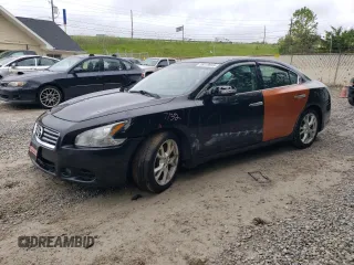 2013 Nissan Maxima SV with VIN 1N4AA5AP4DC843204, listed as a Copart auction lot 58319645 with 99,508 mi miles and Salvage title. Bid and sale history available at DreamBid. Image 1.