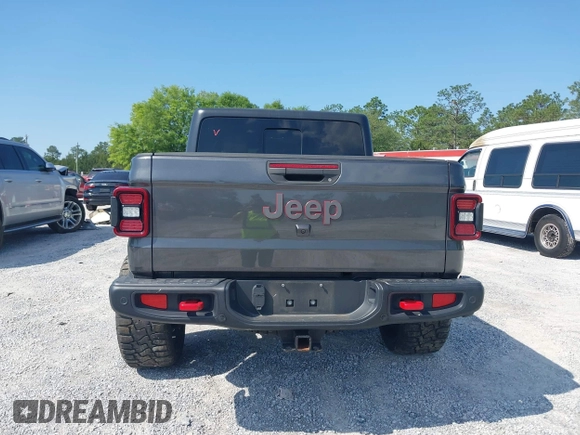 2020 Jeep Gladiator Rubicon with VIN 1C6JJTBG0LL187537, listed as a IAAI auction lot 42018914 with 53,443 mi miles and . Bid and sale history available at DreamBid. Image 17.