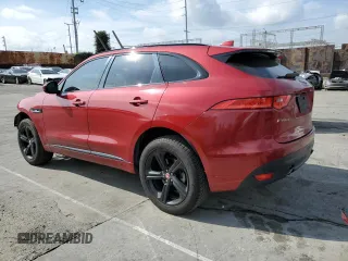 2019 Jaguar F-Pace 25t R-Sport with VIN SADCL2FX2KA606177, listed as a Copart auction lot 43308784 with 87,428 mi miles and . Bid and sale history available at DreamBid. Image 2.