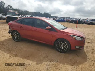 2018 Ford Focus SE with VIN 1FADP3F27JL245584, listed as a Copart auction lot 88927025 with 96,216 mi miles and Salvage Title. Bid and sale history available at carsss.com. Image 4.