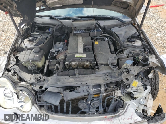 2005 Mercedes-Benz C 230 Kompressor with VIN WDBRF40J95F705498, listed as a Copart auction lot 50466115 with 161,488 mi miles and Salvage title. Bid and sale history available at DreamBid. Image 13.