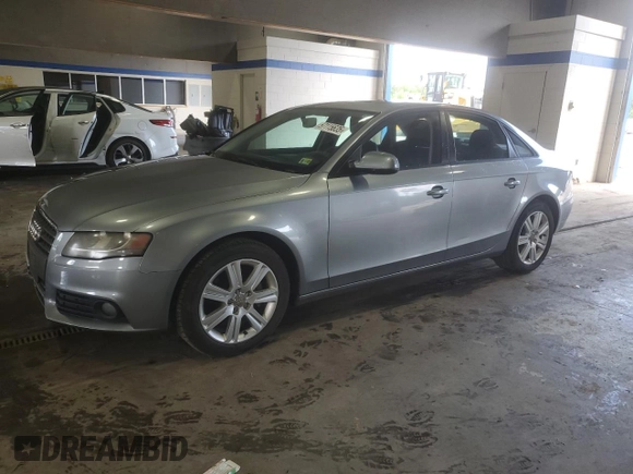 2011 Audi A4 Premium with VIN WAUAFAFLXBN046433, listed as a Copart auction lot 57115635 with 130,828 mi miles and Salvage title. Bid and sale history available at DreamBid. Image 1.