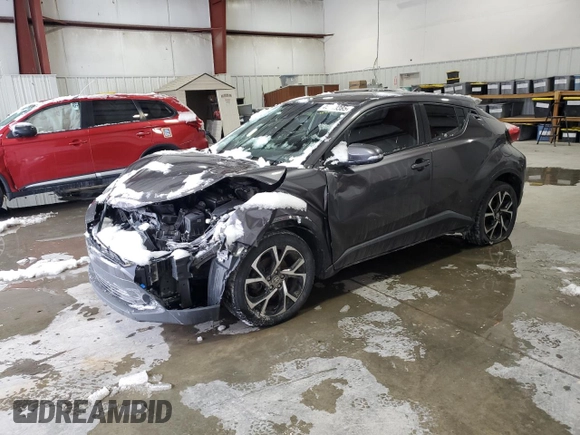 2018 Toyota C-HR XLE with VIN JTNKHMBX3J1007079, listed as a Copart auction lot 45449385 with 126,959 mi miles and Salvage Title. Bid and sale history available at carsss.com. Image 1.