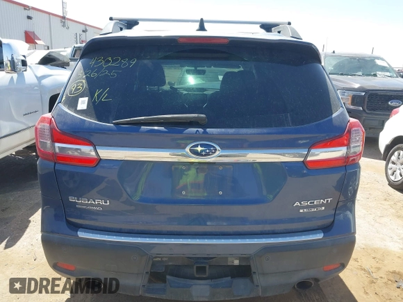 2020 Subaru Ascent Limited with VIN 4S4WMAPDXL3431165, listed as a IAAI auction lot 41933003 with 60,121 mi miles and . Bid and sale history available at DreamBid. Image 17.