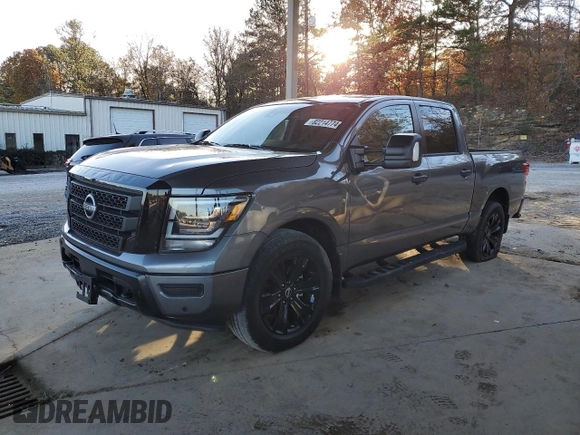 2023 Nissan Titan SV with VIN 1N6AA1ED8PN106127, listed as a Copart auction lot 82214774 with 39,089 mi miles and Salvage title. Bid and sale history available at DreamBid. Image 1.