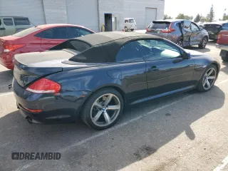 2010 BMW 6 Series 650i with VIN WBAEB5C57AC225338, listed as a Copart auction lot 75755384 with 140,511 mi miles and Salvage Title. Bid and sale history available at carsss.com. Image 3.