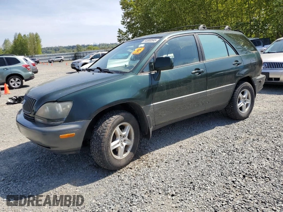 1999 Lexus RX 300 with VIN JT6HF10U6X0043236, listed as a Copart auction lot 54800595 with 162,378 mi miles and Clean Title. Bid and sale history available at DreamBid. Image 1.
