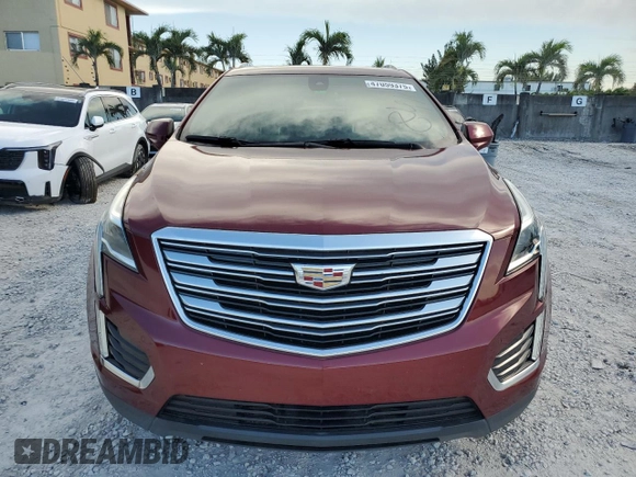 2017 Cadillac XT5 Premium Luxury FWD with VIN 1GYKNCRS4HZ108414, listed as a Copart auction lot 47059375 with 62,259 mi miles and Salvage Title. Bid and sale history available at DreamBid. Image 5.