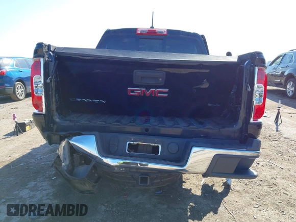 2017 GMC Canyon 4WD SLE with VIN 1GTG6CEN6H1224589, listed as a IAAI auction lot 41331994 with 93,271 mi miles. Bid and sale history available at carsss.com. Image 16.