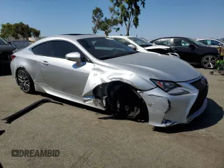 2015 Lexus RC 350 with VIN JTHHE5BC1F5002505, listed as a Copart auction lot 69480104 with 57,600 mi miles and Salvage Title. Bid and sale history available at carsss.com. Image 4.