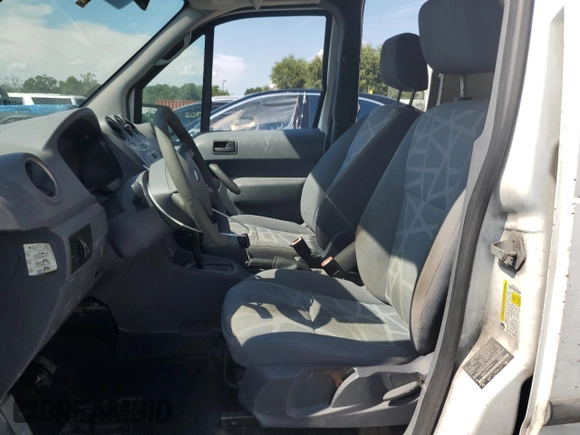 2011 Ford Transit Connect XL with VIN NM0LS7AN6BT057165, listed as a Copart auction lot 58544485 with 253,855 mi miles and Salvage title. Bid and sale history available at DreamBid. Image 7.