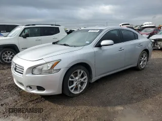 2014 Nissan Maxima SV with VIN 1N4AA5AP6EC498260, listed as a Copart auction lot 50700405 with 164,770 mi miles and Salvage Title. Bid and sale history available at DreamBid. Image 1.