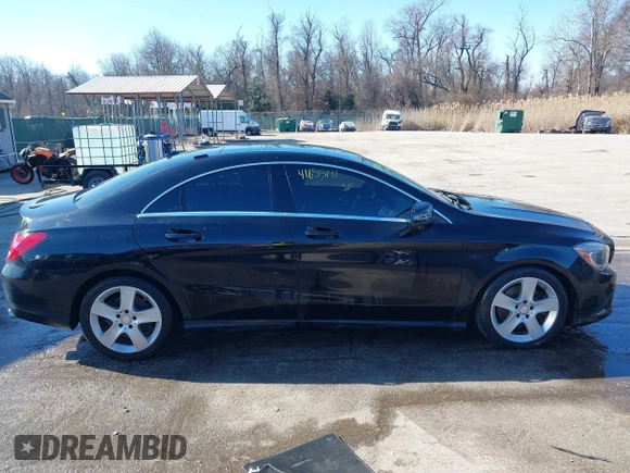 2016 Mercedes-Benz CLA with VIN WDDSJ4EB9GN372088, listed as a IAAI auction lot 41655141 with 83,726 mi miles. Bid and sale history available at carsss.com. Image 13.