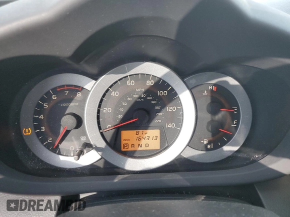 2010 Toyota RAV4 Sport with VIN 2T3RF4DV2AW043819, listed as a Copart auction lot 52753705 with 164,313 mi miles and Salvage Title. Bid and sale history available at carsss.com. Image 9.