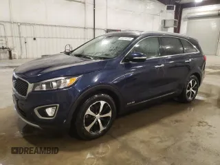 2017 Kia Sorento EX with VIN 5XYPHDA5XHG203718, listed as a Copart auction lot 49319725 with 62,189 mi miles and Salvage Title. Bid and sale history available at DreamBid. Image 1.
