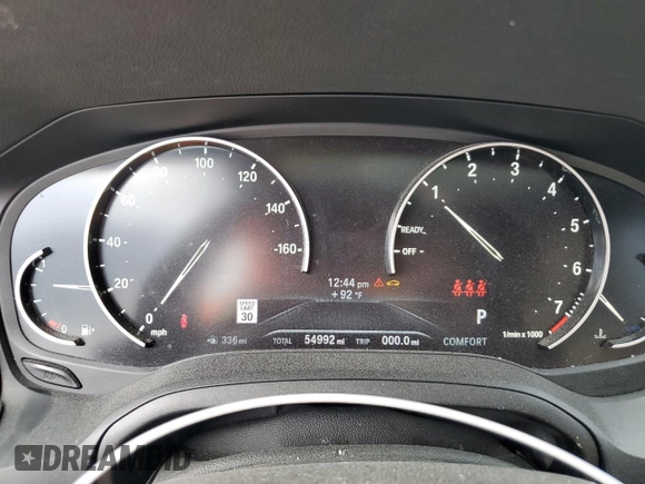 2020 BMW 3 Series 330i with VIN 3MW5R1J01L8B13902, listed as a Copart auction lot 59869625 with 54,992 mi miles and Salvage title. Bid and sale history available at DreamBid. Image 9.