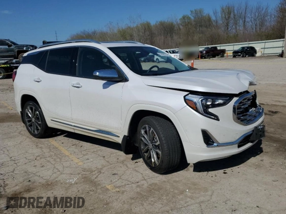 2020 GMC Terrain Denali with VIN 3GKALXEX1LL327349, listed as a Copart auction lot 51839235 with 67,088 mi miles and Salvage title. Bid and sale history available at DreamBid. Image 4.