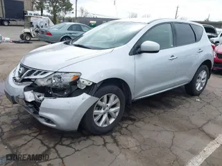 2013 Nissan Murano SL with VIN JN8AZ1MW1DW315816, listed as a IAAI auction lot 41818866 with 94,701 mi miles. Bid and sale history available at carsss.com. Image 2.
