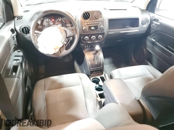2013 Jeep Compass Latitude with VIN 1C4NJDEB9DD228730, listed as a Copart auction lot 47448735 with 74,447 mi miles and Salvage Title. Bid and sale history available at carsss.com. Image 8.