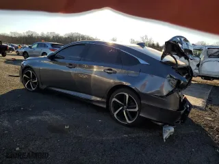 2019 Honda Accord Sedan Sport 1.5T with VIN 1HGCV1F33KA123179, listed as a Copart auction lot 41527615 with 52,829 mi miles and Salvage Title. Bid and sale history available at carsss.com. Image 2.