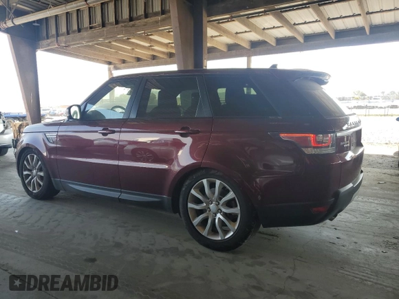2016 Land Rover Range Rover Sport HSE with VIN SALWR2KF4GA642988, listed as a Copart auction lot 63613875 with 112,813 mi miles and Clean title. Bid and sale history available at DreamBid. Image 2.