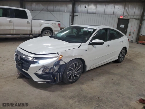 2019 Honda Insight Touring with VIN 19XZE4F90KE000984, listed as a Copart auction lot 88945425 with 71,448 mi miles and Salvage Title. Bid and sale history available at carsss.com. Image 1.