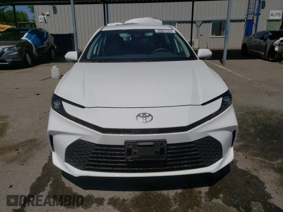 2025 Toyota Camry LE with VIN 4T1DAACK0SU001206, listed as a Copart auction lot 53159095 with 25,098 mi miles and Salvage Title. Bid and sale history available at carsss.com. Image 5.