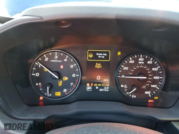 2024 Subaru Impreza with VIN JF1GUABC8R8271571, listed as a Copart auction lot 87575385 with 3,872 mi miles and Salvage Title. Bid and sale history available at carsss.com. Image 9.