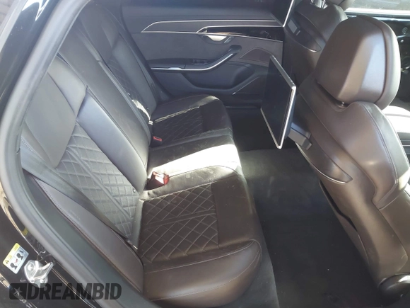 2019 Audi A8 L with VIN WAU8DAF83KN002810, listed as a IAAI auction lot 41588169 with 64,323 mi miles. Bid and sale history available at carsss.com. Image 8.