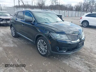 2016 Lincoln MKX Reserve with VIN 2LMTJ6LR2GBL24180, listed as a IAAI auction lot 41813070 with 124,126 mi miles. Bid and sale history available at carsss.com. Image 1.