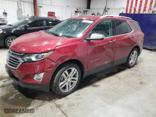 2020 Chevrolet Equinox Premier with VIN 2GNAXYEX8L6263697, listed as a Copart auction lot 86646324 with 23,538 mi miles and Salvage Title. Bid and sale history available at carsss.com. Image 1.