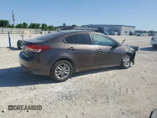 2017 Kia Forte LX with VIN 3KPFL4A75HE150712, listed as a Copart auction lot 52585155 with 185,643 mi miles and Salvage Title. Bid and sale history available at carsss.com. Image 3.