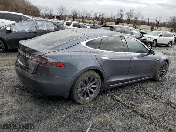 2020 Tesla Model S Long Range with VIN 5YJSA1E25LF369772, listed as a Copart auction lot 48212575 with NaN miles and Non Repairable. Bid and sale history available at carsss.com. Image 3.