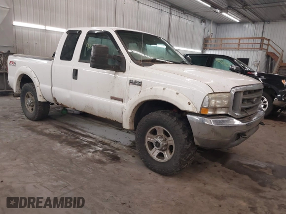 2004 Ford F-250 XL with VIN 1FTNX21P34EA56743, listed as a IAAI auction lot 42597499 with 249,674 mi miles and . Bid and sale history available at DreamBid. Image 1.