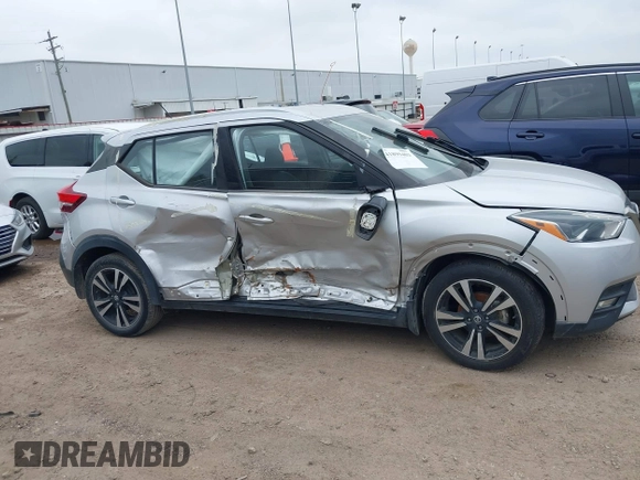 2018 Nissan Kicks SV with VIN 3N1CP5CU3JL513965, listed as a IAAI auction lot 41899403 with 22,086 mi miles and . Bid and sale history available at DreamBid. Image 14.