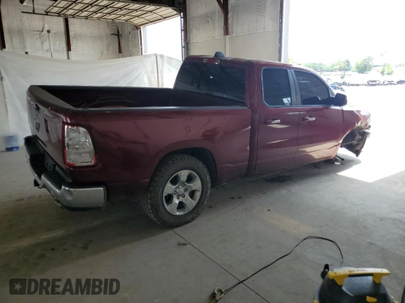 2019 Ram 1500 Big Horn with VIN 1C6SRFBT9KN915709, listed as a Copart auction lot 54867195 with 92,827 mi miles and Salvage title. Bid and sale history available at DreamBid. Image 3.
