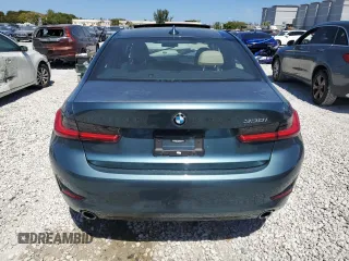 2020 BMW 3 Series 330i with VIN WBA5R1C08LFJ74460, listed as a Copart auction lot 47892805 with 28,447 mi miles and Salvage Title. Bid and sale history available at carsss.com. Image 6.