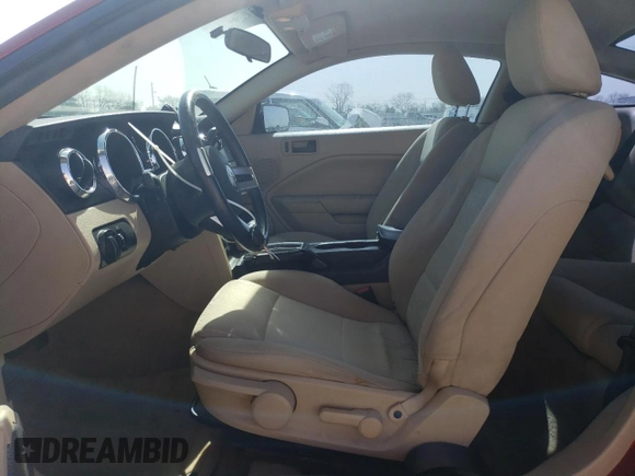 2007 Ford Mustang Deluxe with VIN 1ZVFT80N875310371, listed as a Copart auction lot 46859605 with 163,219 mi miles and Salvage Title. Bid and sale history available at carsss.com. Image 7.